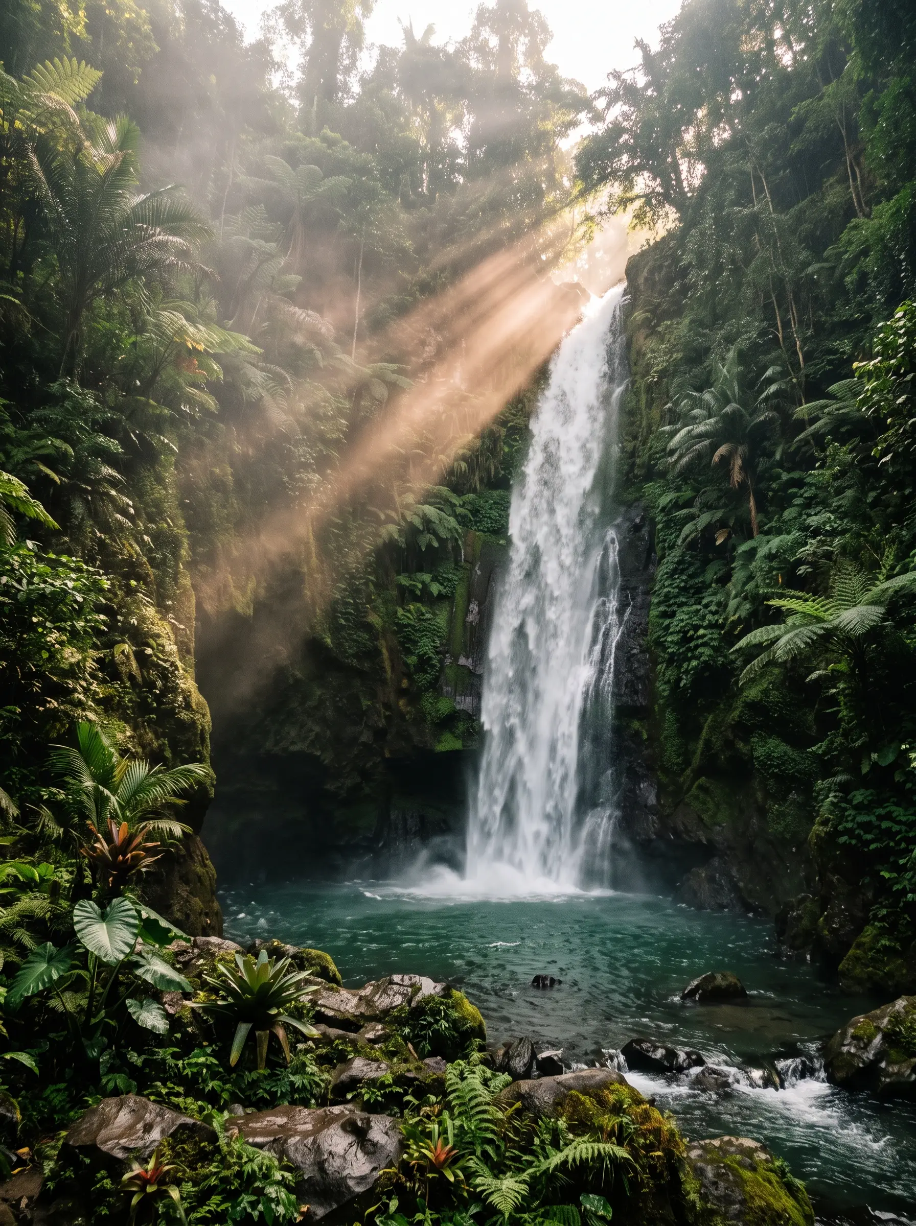 Sekumpul-Wasserfall im Dschungel